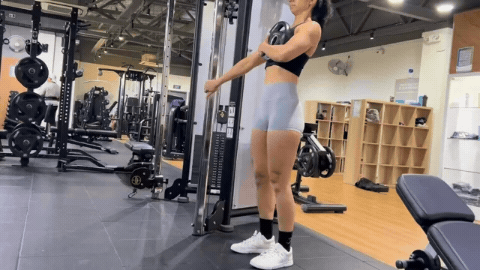 Weighted sissy squat